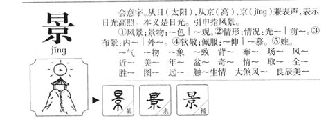 景字五行|景字的五行属性